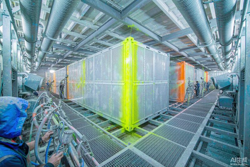 集装箱水性漆废水解决方案行业实拍